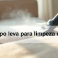 quanto tempo leva para limpeza de um sofá