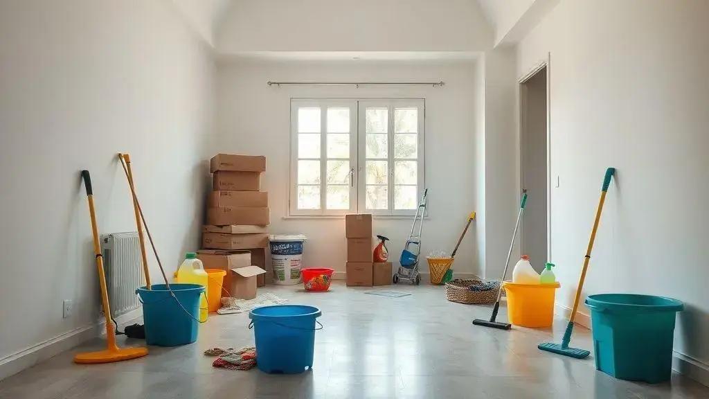 Checklist limpeza antes da mudança: guia completo para não esquecer nada