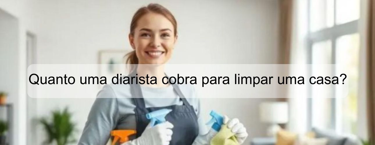 quanto uma diarista cobra para limpar uma casa